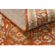 Covor de lana SOHO 477.26.LA300 OSTA Ornament, cadru, natural teracotă / bej