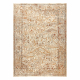 Wollteppich SOHO 477.04.LA110 OSTA - Blumen, Rahmen, natural beige / Terrakotta