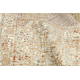 Tapis en laine SOHO 477.04.LA110 OSTA - Fleurs, cadre, naturel beige / terre cuite