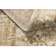 Wollteppich SOHO 477.04.LA110 OSTA - Blumen, Rahmen, natural beige / Terrakotta