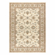 Wollteppich SOHO 477.15.LA107 OSTA Ornament, Rahmen Klassisches beige / grün 