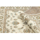 Wollteppich SOHO 477.15.LA107 OSTA Ornament, Rahmen Klassisches beige / grün 