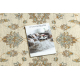 Wollteppich SOHO 477.15.LA107 OSTA Ornament, Rahmen Klassisches beige / grün 