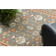 Villane vaip SOHO 477.26.LA500 OSTA Ornament, raam naturaalne sinised / terrakota