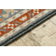 Tapis en laine SOHO 477.26.LA500 OSTA Ornement, cadre naturel bleus / terre cuite