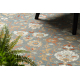 Villane vaip SOHO 477.26.LA500 OSTA Ornament, raam naturaalne sinised / terrakota