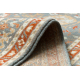 Villane vaip SOHO 477.26.LA500 OSTA Ornament, raam naturaalne sinised / terrakota
