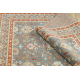 Villane vaip SOHO 477.26.LA500 OSTA Ornament, raam naturaalne sinised / terrakota