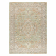 Tapis en laine SOHO 477.01.LA402 OSTA - Ornement, rosette, naturel vert / beige