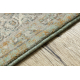 Tapis en laine SOHO 477.01.LA402 OSTA - Ornement, rosette, naturel vert / beige