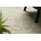 Tapis en laine SOHO 477.01.LA402 OSTA - Ornement, rosette, naturel vert / beige