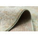 Tapis en laine SOHO 477.01.LA402 OSTA - Ornement, rosette, naturel vert / beige