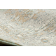 Tapis en laine SOHO 477.01.LA402 OSTA - Ornement, rosette, naturel vert / beige
