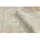 Tapis en laine SOHO 477.01.LA402 OSTA - Ornement, rosette, naturel vert / beige