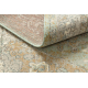 Tapis en laine SOHO 477.01.LA402 OSTA - Ornement, rosette, naturel vert / beige