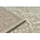 Tapis en laine SOHO 477.01.LA402 OSTA - Ornement, rosette, naturel vert / beige