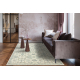 Tapis en laine SOHO 477.07.LA102 OSTA - Ornement, rosette, naturel vert / beige