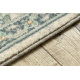Tapis en laine SOHO 477.07.LA102 OSTA - Ornement, rosette, naturel vert / beige