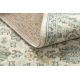 Tapis en laine SOHO 477.07.LA102 OSTA - Ornement, rosette, naturel vert / beige