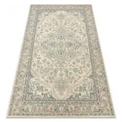Dywan SOHO 477.01.LA119 wełniany OSTA - Ornament, rozeta naturalny beż / zielony 