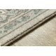 Wollen tapijt SOHO 477.01.LA119 OSTA - Ornament, rozet, natuurlijke beige / groen 