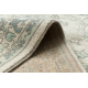 Wollteppich SOHO 477.01.LA119 OSTA - Ornament, Rosette, natural beige / grün 