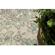 Tappeto in lana SOHO 477.01.LA119 OSTA - Ornamento, rosetta, naturale beige / verde 