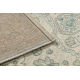 Wollteppich SOHO 477.01.LA119 OSTA - Ornament, Rosette, natural beige / grün 