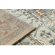 Ullmatta SOHO 477.09.LA100 OSTA - Boho, ram, naturlig beige / grön