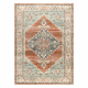 Tappeto in lana SOHO 477.10.LA000 OSTA - Ornamento, rosetta, naturale terracotta / vert