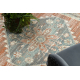 Tapis en laine SOHO 477.10.LA000 OSTA - Ornement, rosette, naturel terre cuite / vert