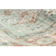 Tapis en laine SOHO 477.10.LA000 OSTA - Ornement, rosette, naturel terre cuite / vert