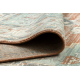 Tapis en laine SOHO 477.10.LA000 OSTA - Ornement, rosette, naturel terre cuite / vert