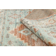 Tapis en laine SOHO 477.10.LA000 OSTA - Ornement, rosette, naturel terre cuite / vert