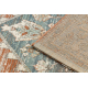 Tapis en laine SOHO 477.10.LA000 OSTA - Ornement, rosette, naturel terre cuite / vert