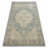 Dywan SOHO 477.01.LA502 wełniany OSTA - Ornament, rozeta naturalny zielony / niebieski