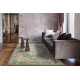 Wollteppich SOHO 477.01.LA502 OSTA - Ornament, Rosette, natural grün / blau