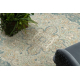 Wollteppich SOHO 477.01.LA502 OSTA - Ornament, Rosette, natural grün / blau