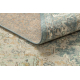 Wollteppich SOHO 477.01.LA502 OSTA - Ornament, Rosette, natural grün / blau