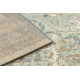 Wollteppich SOHO 477.01.LA502 OSTA - Ornament, Rosette, natural grün / blau