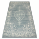 Tapis en laine ABBY 486.10.LA500 OSTA Ornement, cadre classique bleus / beige
