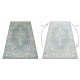 Tapis en laine ABBY 486.10.LA500 OSTA Ornement, cadre classique bleus / beige