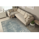 Tapis en laine ABBY 486.10.LA500 OSTA Ornement, cadre classique bleus / beige