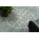 Tapis en laine ABBY 486.10.LA500 OSTA Ornement, cadre classique bleus / beige