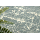 Tapis en laine ABBY 486.10.LA500 OSTA Ornement, cadre classique bleus / beige