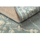 Tapis en laine ABBY 486.10.LA500 OSTA Ornement, cadre classique bleus / beige
