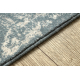 Wollteppich ABBY 486.24.LA500 OSTA Ornament, Rahmen Klassisches blau / beige