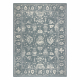 Tapis en laine ABBY 486.25.LA500 OSTA Ornement, cadre classique bleus / beige