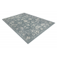 Tapis en laine ABBY 486.25.LA500 OSTA Ornement, cadre classique bleus / beige