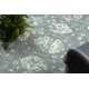 Tapis en laine ABBY 486.25.LA500 OSTA Ornement, cadre classique bleus / beige